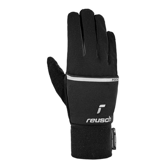 Rękawice wielofunkcyjne Reusch Terro Stormbloxx Touch-Tec Black Silver - OUTLET
