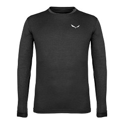 Koszulka techniczna Salewa Puez Melange Dry Long Tee Black Out Melange 2027