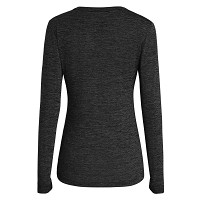 Koszulka techniczna damska Salewa Puez Melange Dry Long Tee Black Out Melange 2026