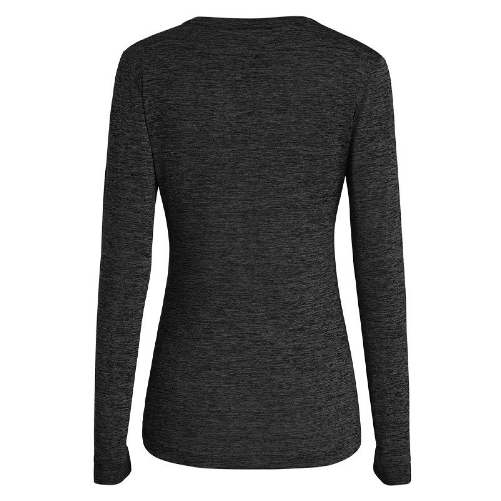Koszulka techniczna damska Salewa Puez Melange Dry Long Tee Black Out Melange 2026