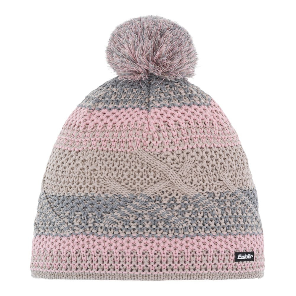 Czapka Eisbar Brock Pompon MU Brushed Silver Pink Beige - OUTLET