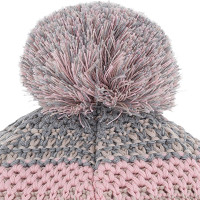 Czapka Eisbar Brock Pompon MU Brushed Silver Pink Beige - OUTLET