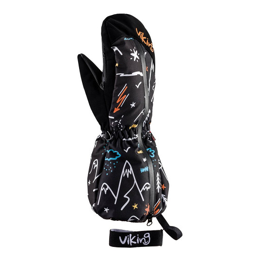Rękawice narciarskie dziecięce Viking Snoppy Black 2027