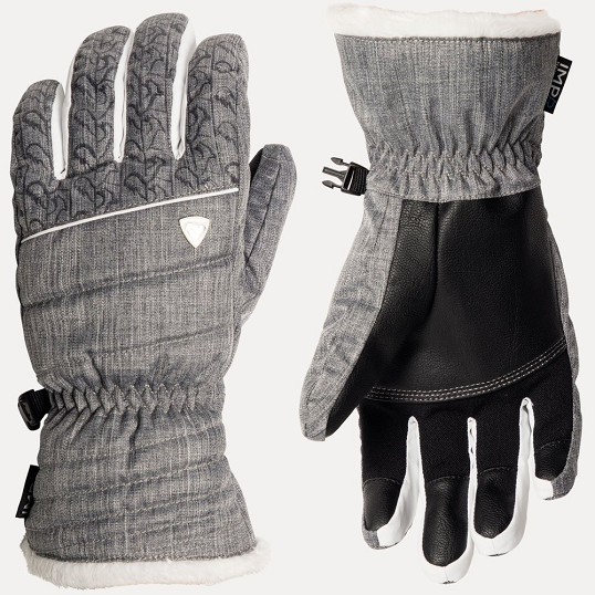Rękawice narciarskie damskie Rossignol W Temptation IMPR Heather Grey - OUTLET