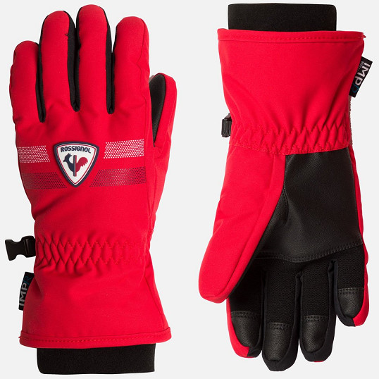 Rękawice narciarskie dziecięce Rossignol Jr Roc IMPR Sports Red - OUTLET