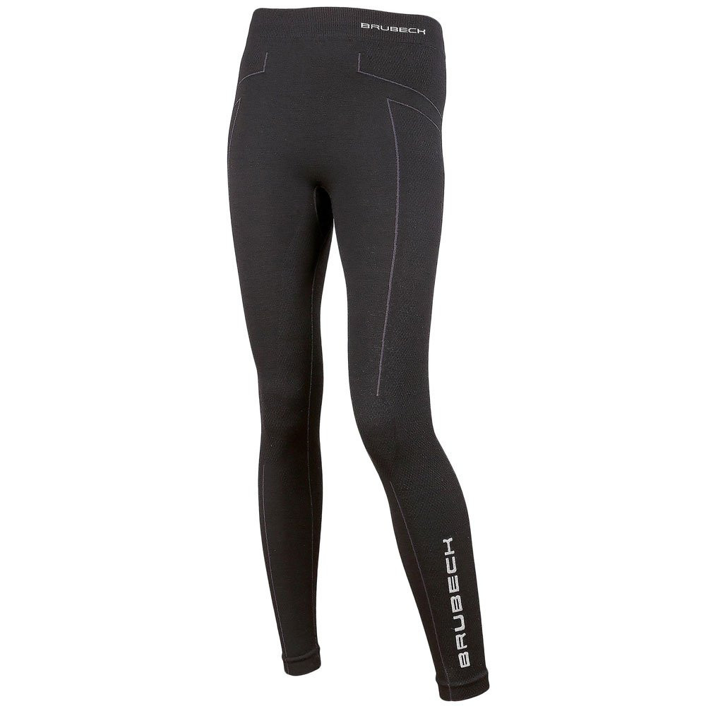 Spodnie getry damskie termoaktywne Brubeck Extreme Wool Merino Black 2026