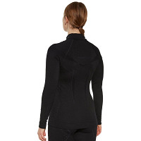 Bluza koszulka damska termoaktywna termiczna Brubeck Extreme Merino Zip Black 2026