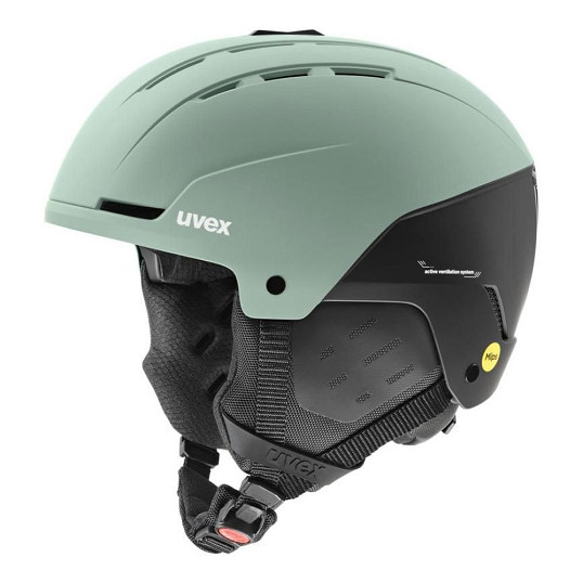 Kask narciarski Uvex Stance Mips Oxid Green Black Mat 2026