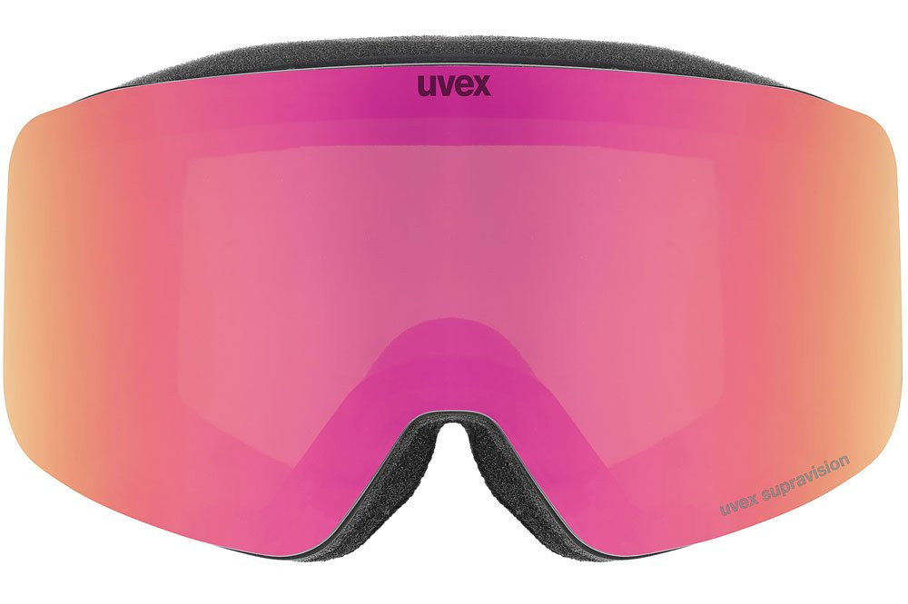 Gogle narciarskie dziecięce Uvex Pwdr FM Black Matt Mirror Pink OTG S2 2026