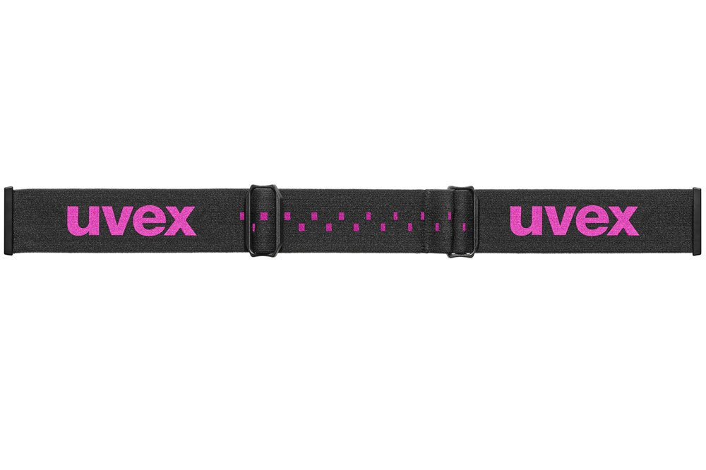 Gogle narciarskie dziecięce Uvex Pwdr FM Black Matt Mirror Pink OTG S2 2026