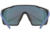 Okulary sportowe Uvex Mtn Perform Black Mat Mirror Blue S3 2025