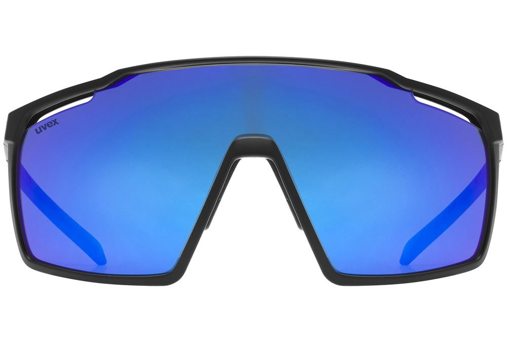 Okulary sportowe Uvex Mtn Perform Black Mat Mirror Blue S3 2025