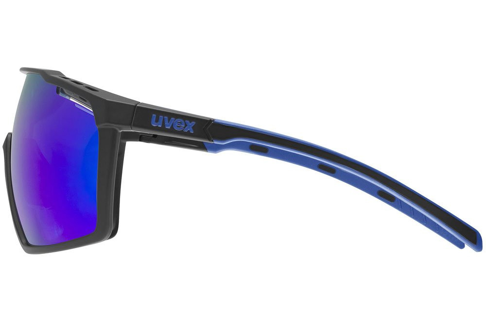 Okulary sportowe Uvex Mtn Perform Black Mat Mirror Blue S3 2025