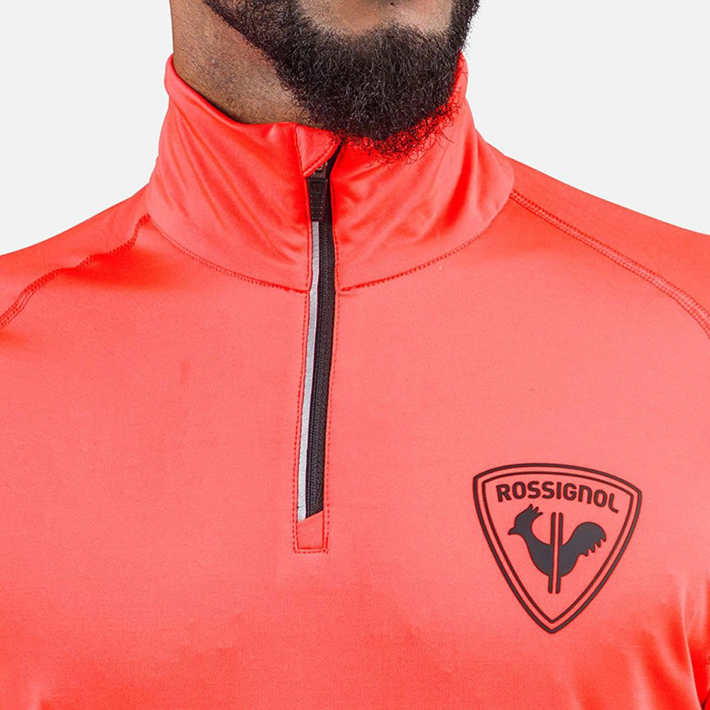Bluza Rossignol New Hero Classique HZ Neon Red 2026 (druga warstwa)