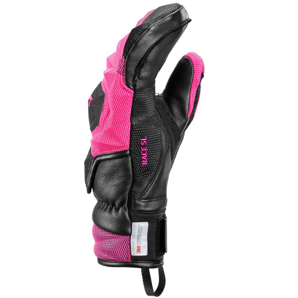 Rękawice narciarskie damskie Leki Wcr Venom SL 3D Mitten Black Pink 2026
