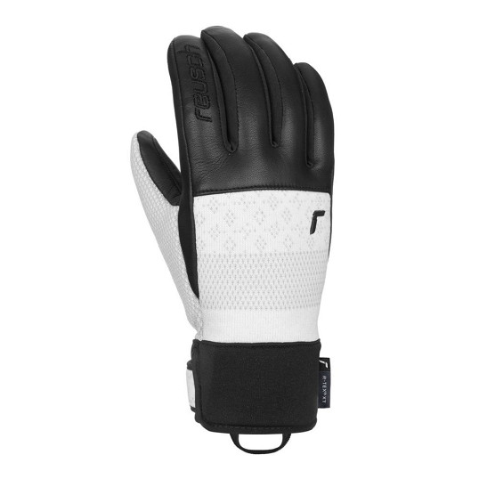 Rękawice narciarskie damskie Reusch Re:Knit Elisabeth R-Tex XT White Black 2026