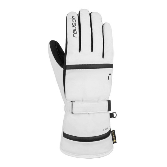 Rękawice narciarskie damskie Reusch Alison Gore-Tex White Black 2027