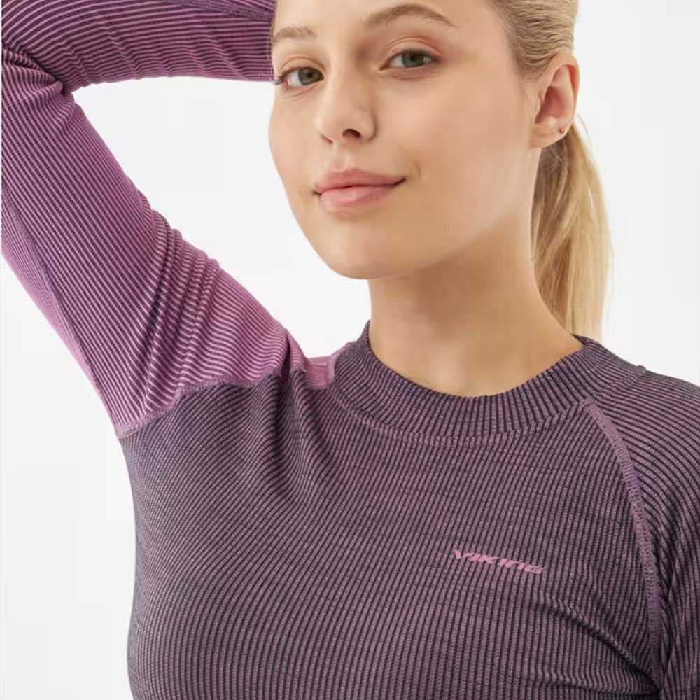 Komplet bielizna damska termoaktywna termiczna Viking Mounti Lady Set Purple 2027