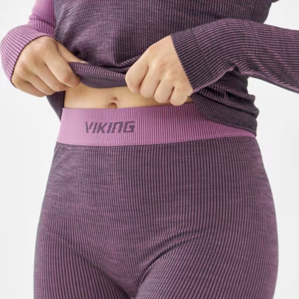 Komplet bielizna damska termoaktywna termiczna Viking Mounti Lady Set Purple 2027