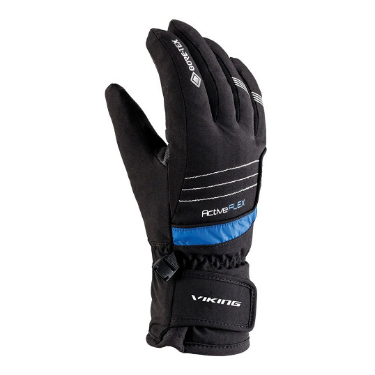 Rękawice narciarskie dziecięce Viking Helix GTX Blue 2027