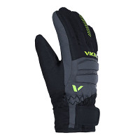 Rękawice narciarskie dziecięce Viking Flinx Black Grey 2027