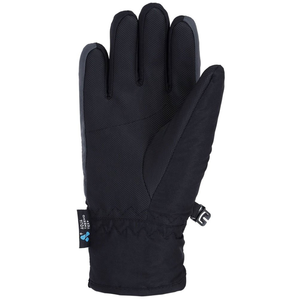 Rękawice narciarskie dziecięce Viking Flinx Black Grey 2027