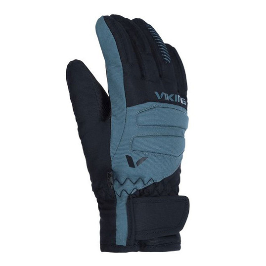 Rękawice narciarskie dziecięce Viking Flinx Black Light Blue 2027