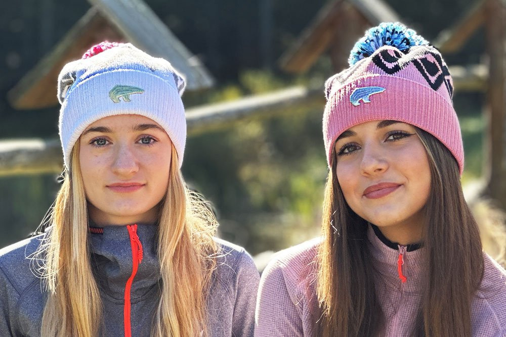 Czapka narciarska Eisbar Ziggy OS Pompon Strawberry Black Azure 2025