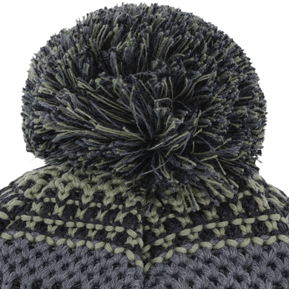 Czapka narciarska Eisbar Brock Pompon Anthracite Misty Forest 2025