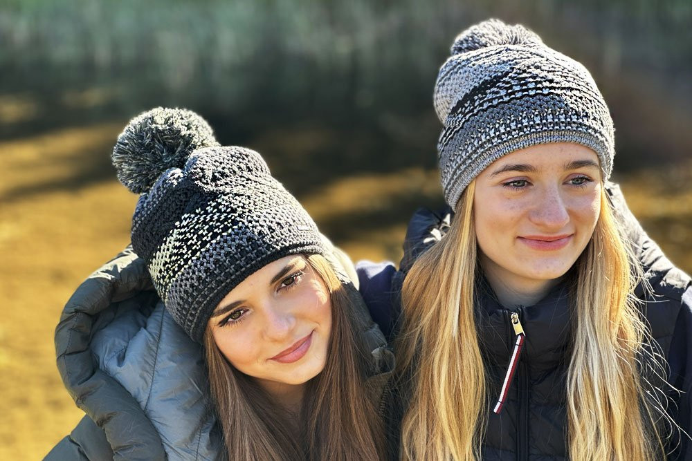 Czapka narciarska Eisbar Brock Pompon Anthracite Misty Forest 2025