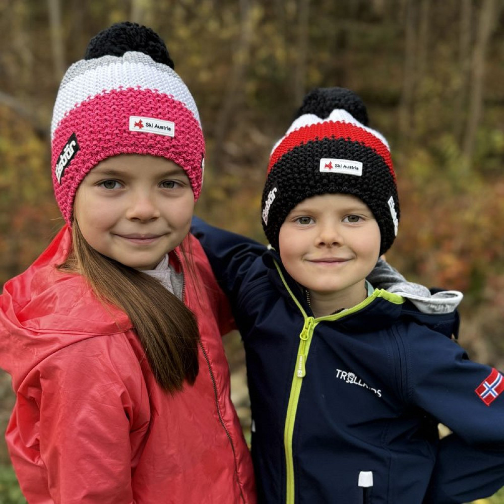 Czapka dziecięca Eisbar Star Pompon Ska Kids Pink White Grey 2025