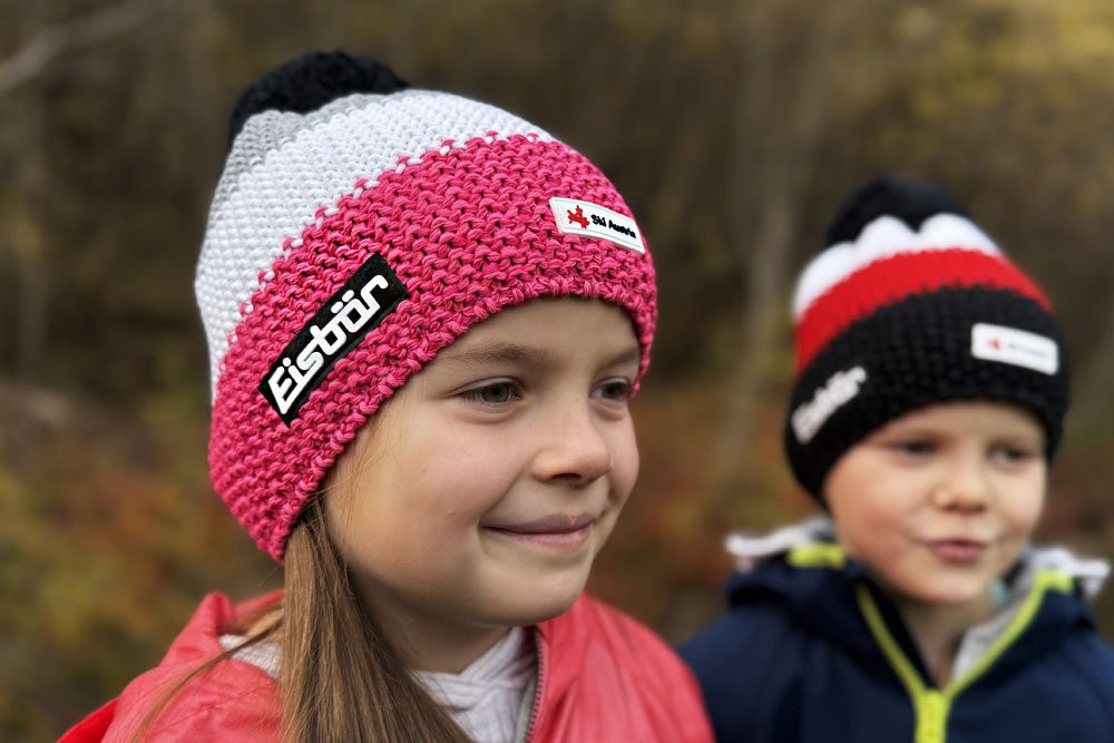 Czapka dziecięca Eisbar Star Pompon Ska Kids Pink White Grey 2025