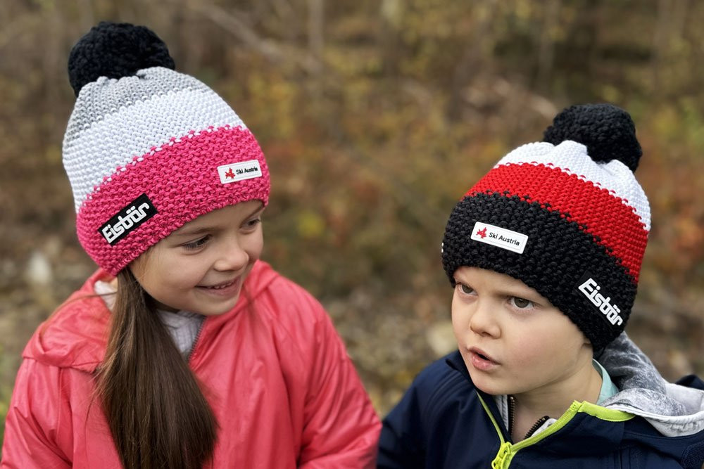 Czapka dziecięca Eisbar Star Pompon Ska Kids Pink White Grey 2025