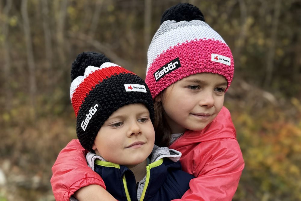 Czapka dziecięca Eisbar Star Pompon Ska Kids Pink White Grey 2025