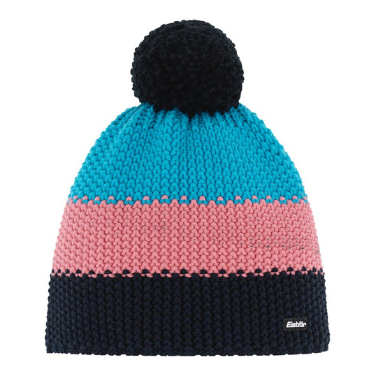 Czapka dziecięca Eisbar Star Pompon Kids Black Strawberry Azure 2025