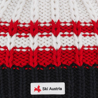 Czapka narciarska Eisbar Kova Pompon SKA Black Ardea White 2025