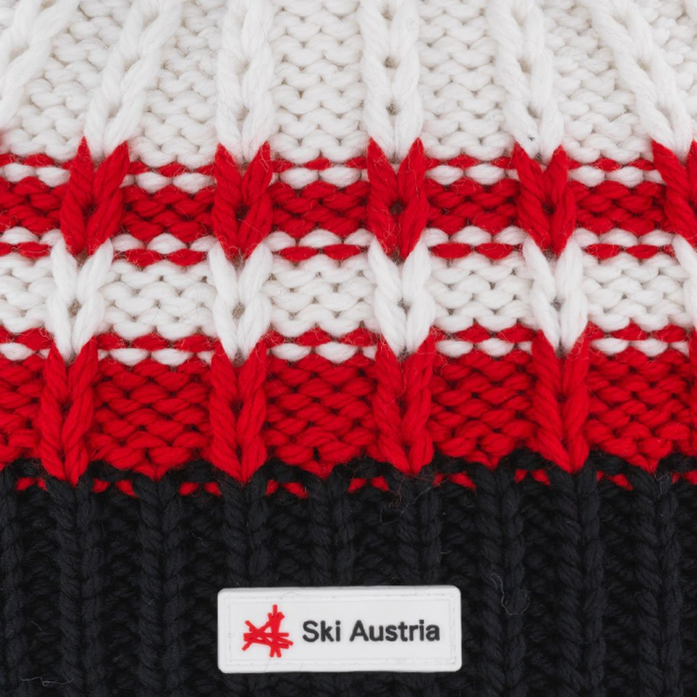 Czapka narciarska Eisbar Kova Pompon SKA Black Ardea White 2025
