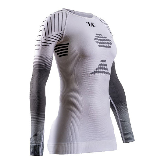 Bluza damska termoaktywna termiczna X- Bionic Invent FX White Light Grey 2026