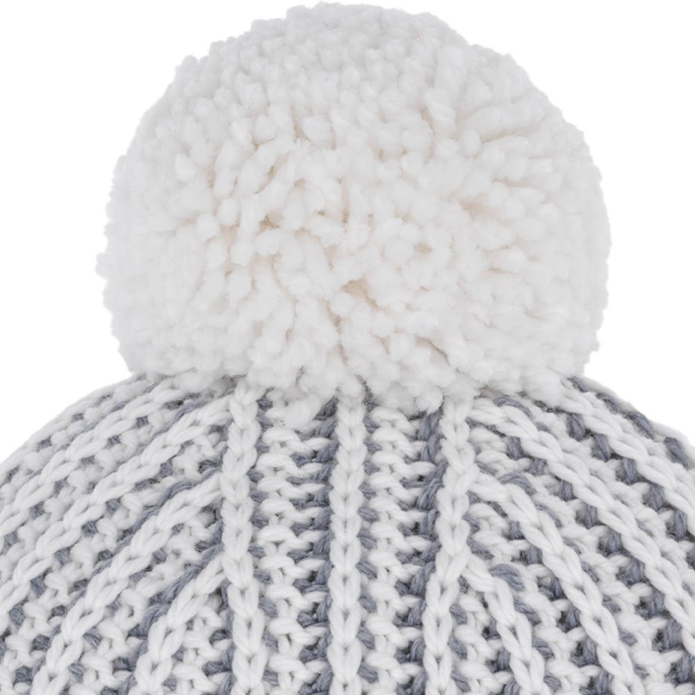 Czapka narciarska Eisbar Ronda Pompon SKA White Grey 2025