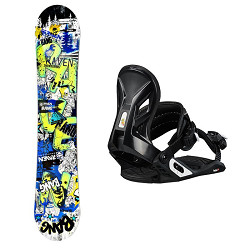 Zestaw Snowboardowy dla dzieci Raven Bang Junior + Head P JR