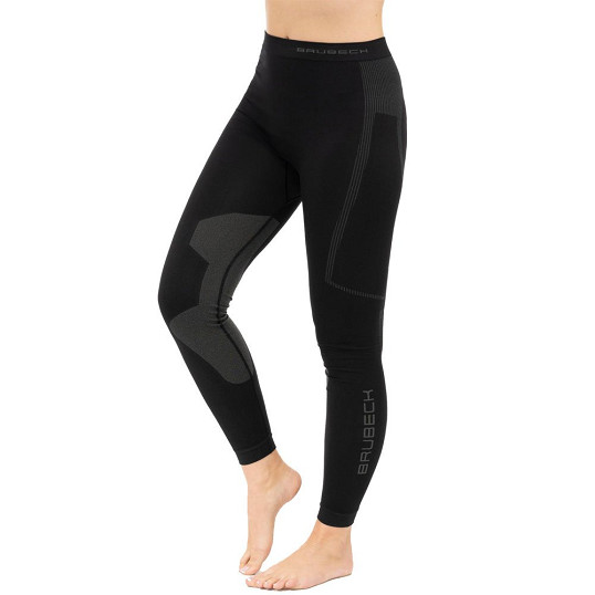 Getry legginsy damskie termoaktywne Brubeck Dry Black Graphite 2026