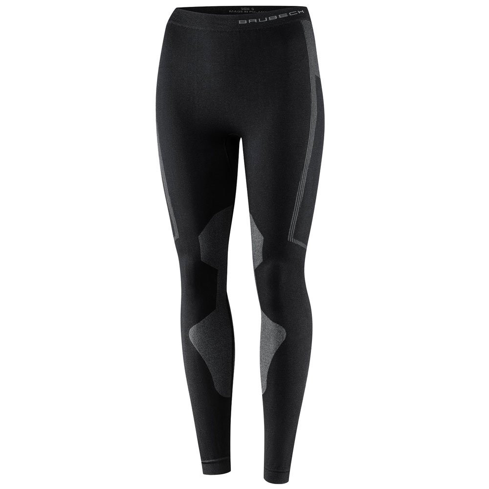 Getry legginsy damskie termoaktywne Brubeck Dry Black Graphite 2026