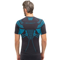 T-shirt koszulka męska termoaktywna Brubeck Dry Graphite Blue 2026