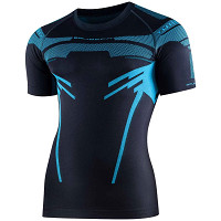 T-shirt koszulka męska termoaktywna Brubeck Dry Graphite Blue 2026