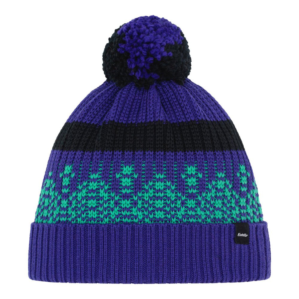 Czapka narciarska Eisbar Norrak Pompon Purple Green 2026