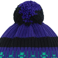 Czapka narciarska Eisbar Norrak Pompon Purple Green 2026