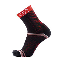 Skarpety biegowe Sidas Winter Run Black Red