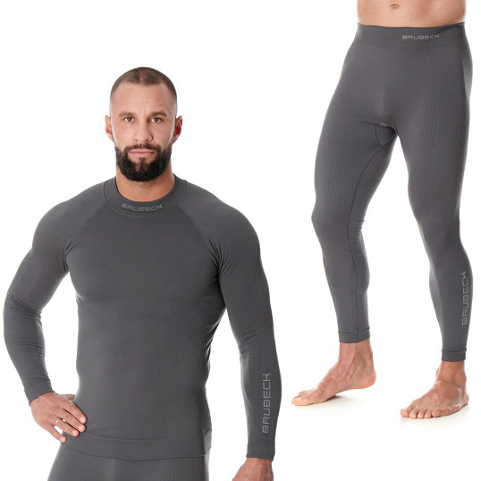 Komplet męski bielizna termoaktywna Brubeck Extreme Thermo Dark Grey 2026