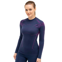 Bluza koszulka damska termoaktywna Brubeck Dry Jeans Violet 2026