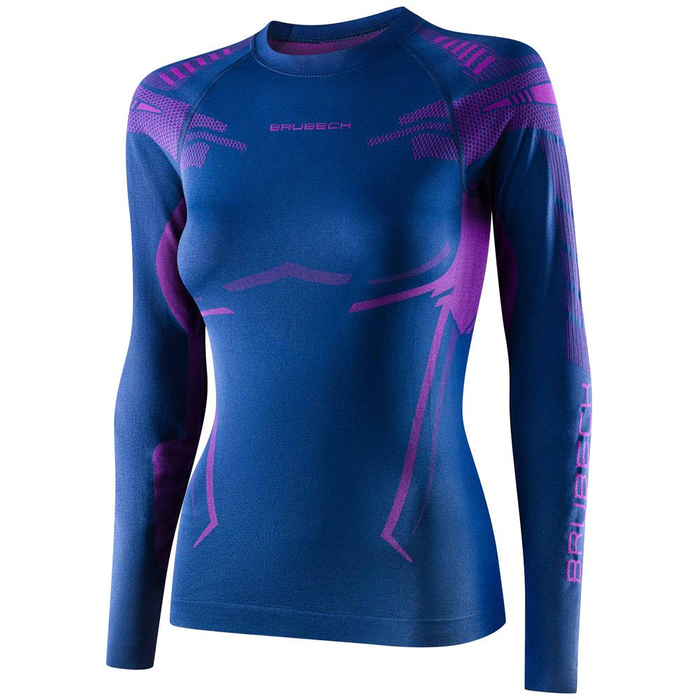 Bluza koszulka damska termoaktywna Brubeck Dry Jeans Violet 2026